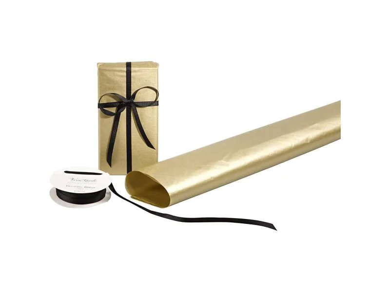 Creativ Company Seidenpapier 50 x 70 cm, Gold, 6 Blatt