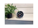 NeXtime Wanduhr Station Ø 35 cm Schwarz