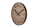 NeXtime Wanduhr Wood Wood Big Ø 53 cm Braun