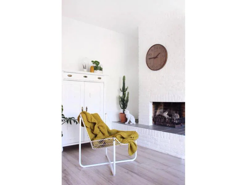 NeXtime Wanduhr Wood Wood Big Ø 53 cm Braun