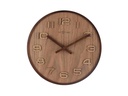NeXtime Wanduhr Wood Wood Big Ø 53 cm Braun