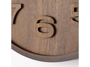NeXtime Wanduhr Wood Wood Big Ø 53 cm Braun
