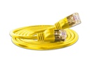 SLIM Slimpatchkabel  Cat 6, U/FTP, 0.15 m, Gelb