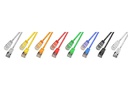 SLIM Slimpatchkabel  Cat 6, U/FTP, 0.15 m, Gelb