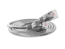 SLIM Slimpatchkabel  Cat 6, U/FTP, 0.15 m, Grau