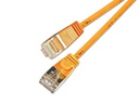 SLIM Slimpatchkabel  Cat 6, U/FTP, 0.25 m, Orange