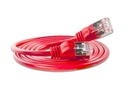 SLIM Slimpatchkabel  Cat 6, U/FTP, 0.25 m, Rot