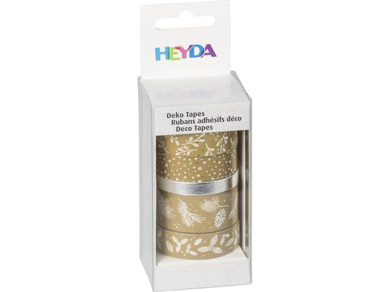 Heyda Washi Tape Nature Silber