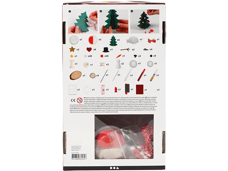Creativ Company Bastelset Weihnachtshaus
