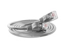 SLIM Slimpatchkabel  Cat 6, U/FTP, 1 m, Grau