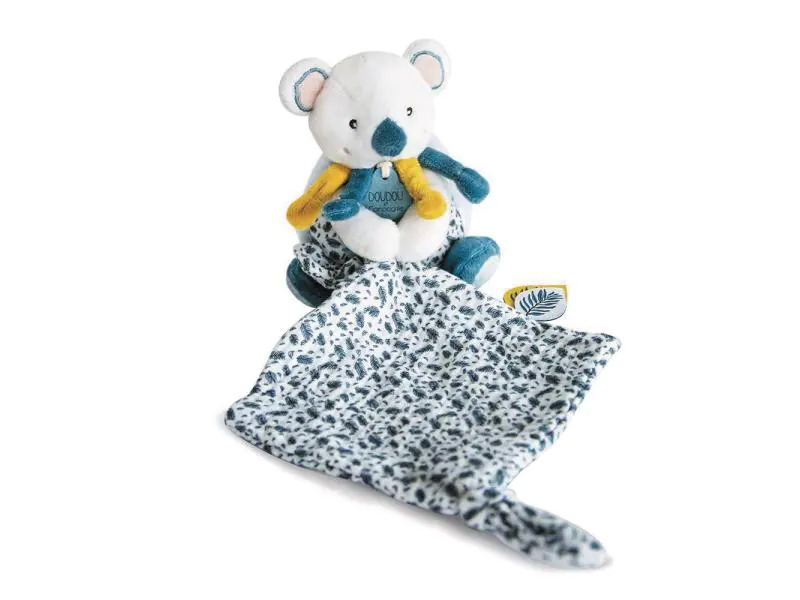 DouDou et compagnie Geschenkset Koala Schmusetuch 15cm