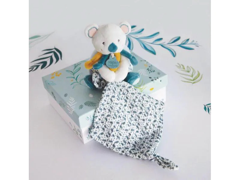 DouDou et compagnie Geschenkset Koala Schmusetuch 15cm