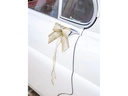 Partydeco Partyaccessoire Auto Dekoration Set 5-teilig, Braun/Weiss