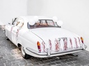 Partydeco Partyaccessoire Auto Dekoration Set Rrosegold/Weiss