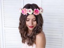 Partydeco Partyaccessoire Blumenkranz 17 cm, Mehrfarbig