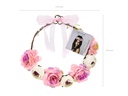 Partydeco Partyaccessoire Blumenkranz 17 cm, Mehrfarbig
