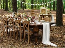 Partydeco Partyaccessoire Holzschrift Sweet Bar 37 x 10 cm, Weiss
