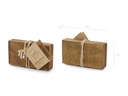 Partydeco Partyaccessoire Ring Box Hochzeit 10 x 5.5 x 2 cm, Braun