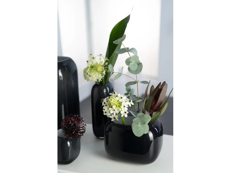 Leonardo Vase Milano, Grau, 28 cm