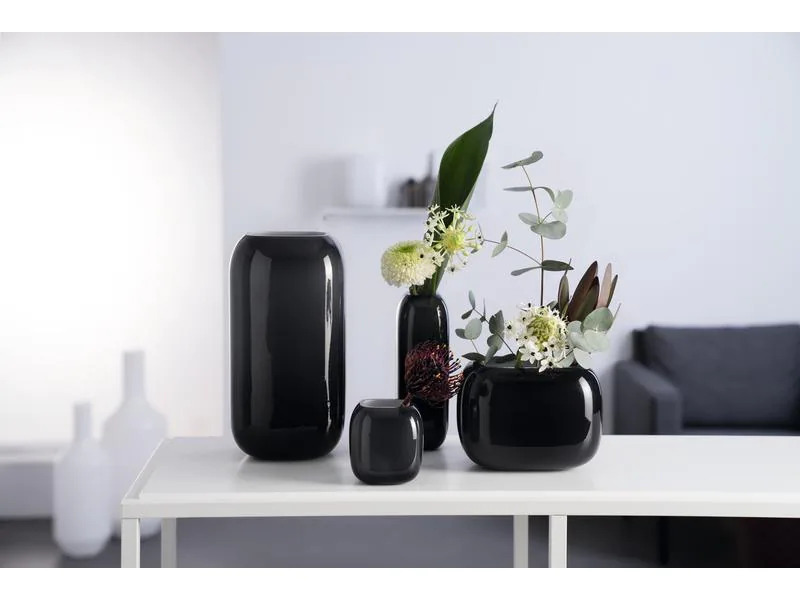 Leonardo Vase Milano, Grau, 28 cm