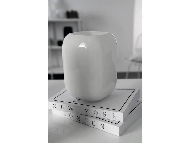 Leonardo Vase Milano, Weiss, 20 cm