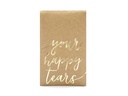 Partydeco Partyaccessoire Your happy tears 7.5 x 12 cm, Braun