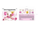 Partydeco Partyset Princess 9-teilig, Pink