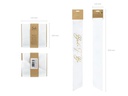 Partydeco Schärpe Bride to be 75 cm, Weiss/Gold