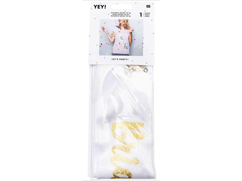 Rico Design Schärpe Bride to be 86 cm