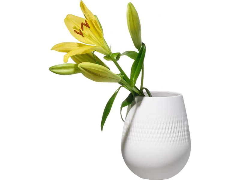Villeroy &amp; Boch Vase Collier blanc Carré No.2 Weiss