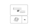 Gardinia Endfeststeller Weiss 4er Set