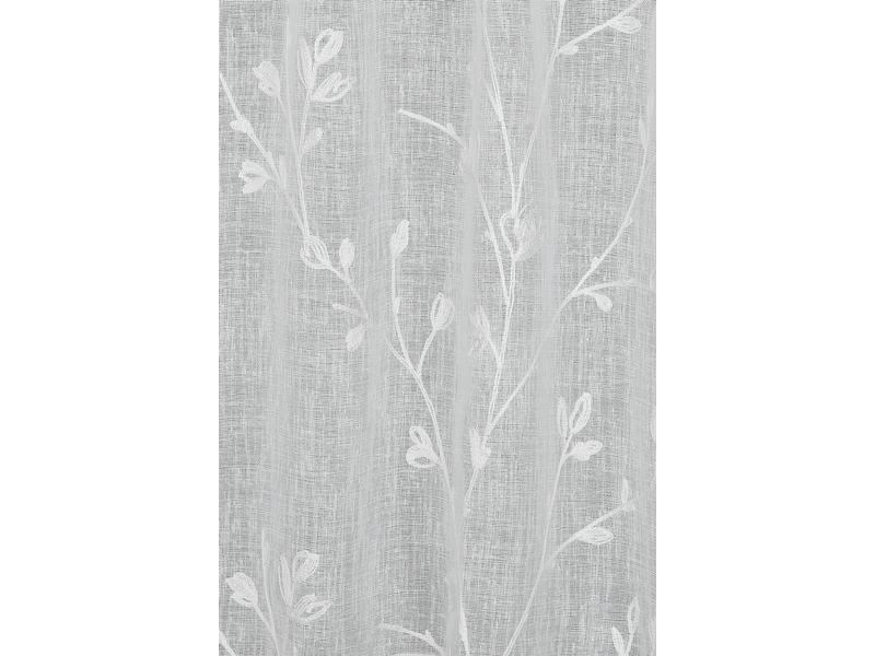 Gardinia Tagvorhang mit Faltenband Stickerei 140 x 48 cm