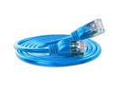 SLIM Slimpatchkabel  Cat 6, U/FTP, 7.5 m, Blau