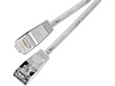 SLIM Slimpatchkabel  Cat 6, U/FTP, 7.5 m, Grau