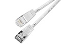 SLIM Slimpatchkabel  Cat 6, U/FTP, 7.5 m, Weiss