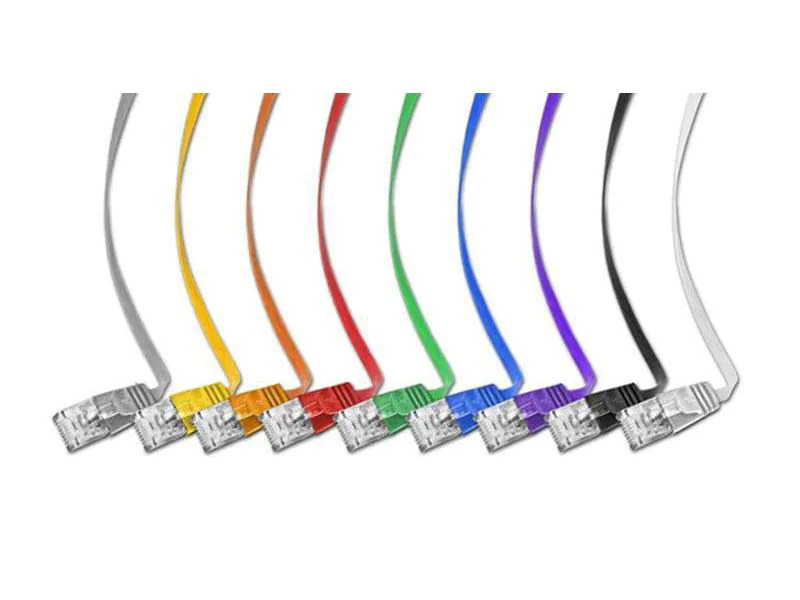 SLIM Slimpatchkabel  Cat 6, UTP, 0.1 m, Orange