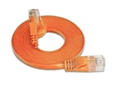 SLIM Slimpatchkabel  Cat 6, UTP, 0.1 m, Orange
