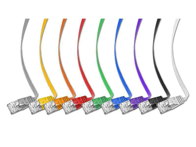 SLIM Slimpatchkabel  Cat 6, UTP, 0.15 m, Gelb