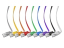 SLIM Slimpatchkabel  Cat 6, UTP, 0.15 m, Gelb