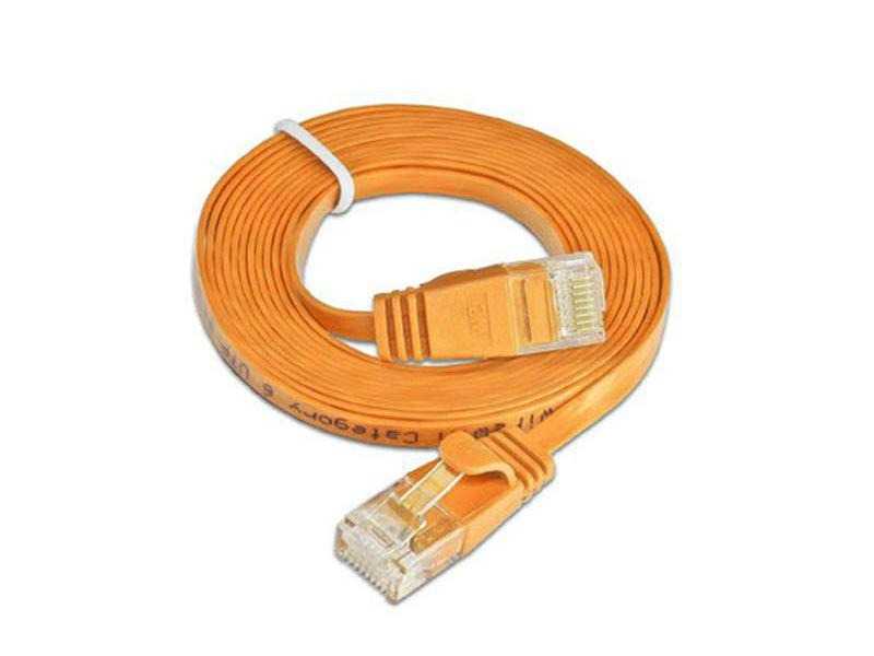 SLIM Slimpatchkabel  Cat 6, UTP, 0.15 m, Orange
