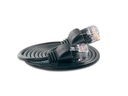 SLIM Slimpatchkabel  Cat 6, UTP, 0.15 m, Schwarz
