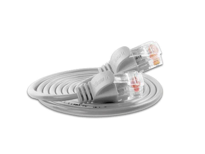 SLIM Slimpatchkabel  Cat 6, UTP, 0.15 m, Weiss