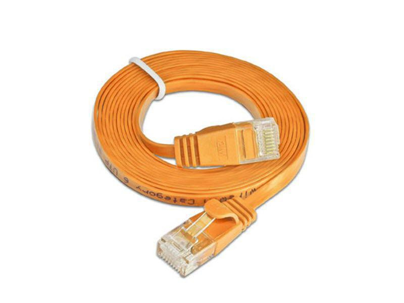 SLIM Slimpatchkabel  Cat 6, UTP, 0.25 m, Orange