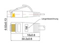 SLIM Slimpatchkabel  Cat 6, UTP, 0.25 m, Rot