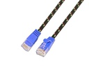 SLIM Slimpatchkabel  Cat 6, UTP, 0.5 m, Blau