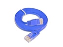 SLIM Slimpatchkabel  Cat 6, UTP, 0.5 m, Blau