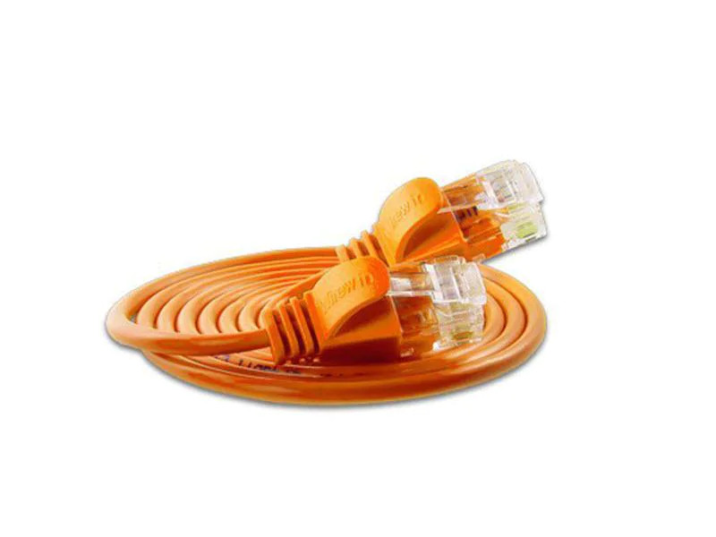 SLIM Slimpatchkabel  Cat 6, UTP, 0.5 m, Orange