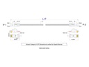 SLIM Slimpatchkabel  Cat 6, UTP, 0.5 m, Rot