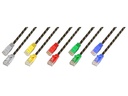 SLIM Slimpatchkabel  Cat 6, UTP, 0.5 m, Rot
