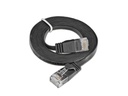 SLIM Slimpatchkabel  Cat 6, UTP, 0.5 m, Schwarz